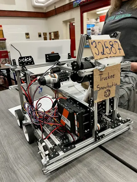 Early prototype robot in the 2025–26 FTC season.